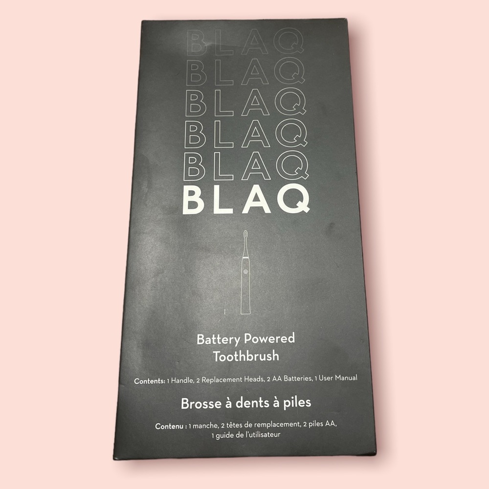 NEW NEVER USED blaq battery powered toothbrush